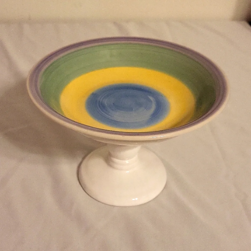 Pottery Barn pedestal bowl